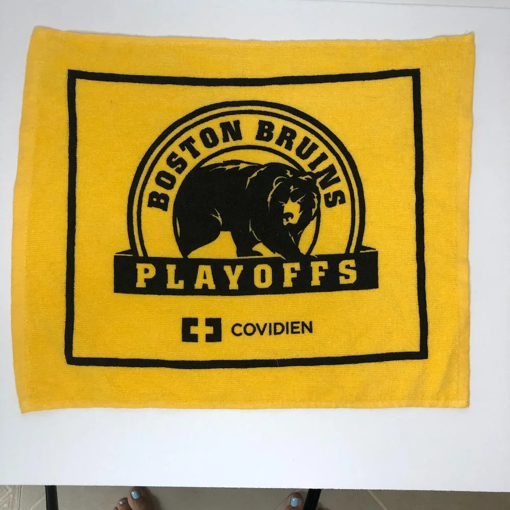 Boston Bruins Playoff Logo Towel Sporty Athletic Collectible